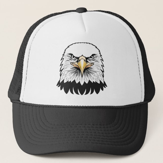 Gorra De Camionero Cabeza de águila calva (Anverso)