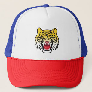 Gorra De Camionero Cabeza de animal salvaje del tigre