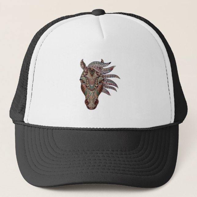 Gorra De Camionero Cabeza de caballo metalizada pfergekopf adorable (Anverso)