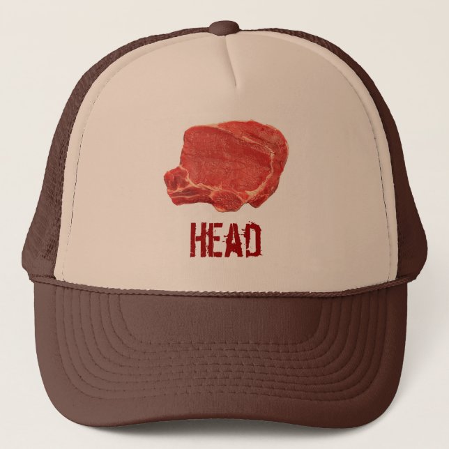 Gorra De Camionero Cabeza de la carne (Anverso)