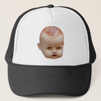 Gorra De Camionero Cabeza de muñeca espeluznante