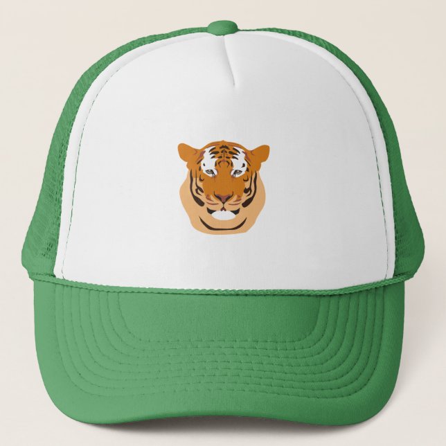 Gorra De Camionero Cabeza de tigre (Anverso)