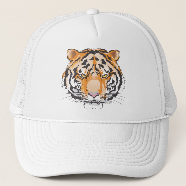 Gorra De Camionero Cabeza de tigre (Anverso)