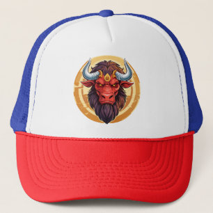 Gorra De Camionero Cabeza de un minotauro de la mitología griega
