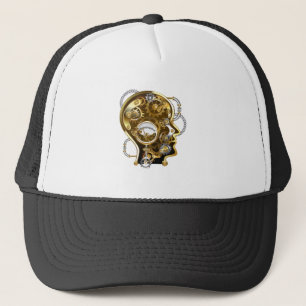 Gorra De Camionero Cabeza de vapor con manómetro
