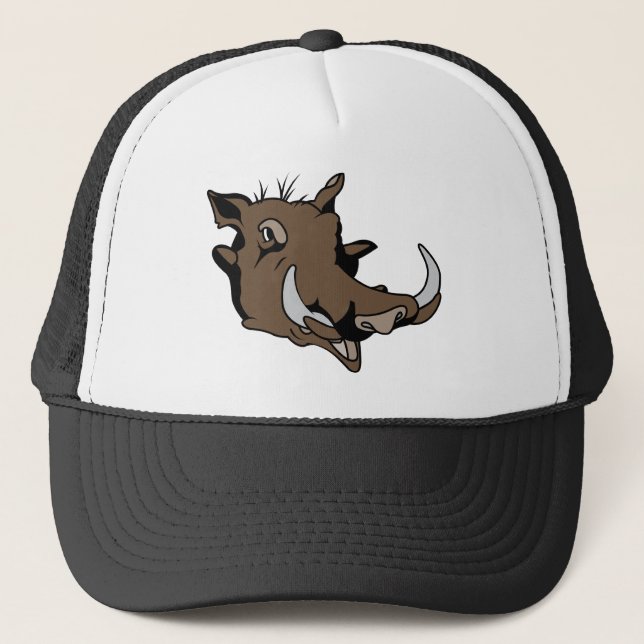 Gorra De Camionero Cabeza de Warthog (Anverso)