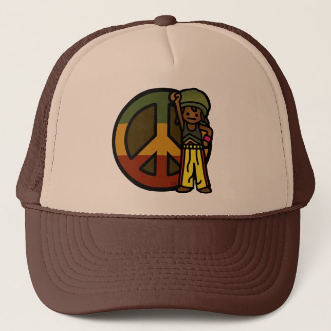 Gorra De Camionero cabeza del pavor (Anverso)