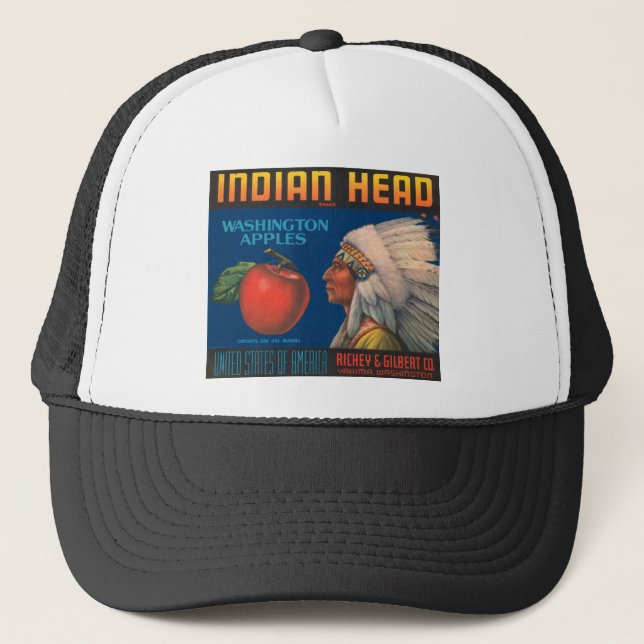 Gorra De Camionero Cabeza india (Anverso)