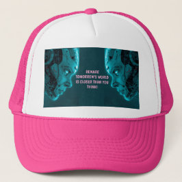 GORRA DE CAMIONERO CABEZA ROBÓTICA CIBORG