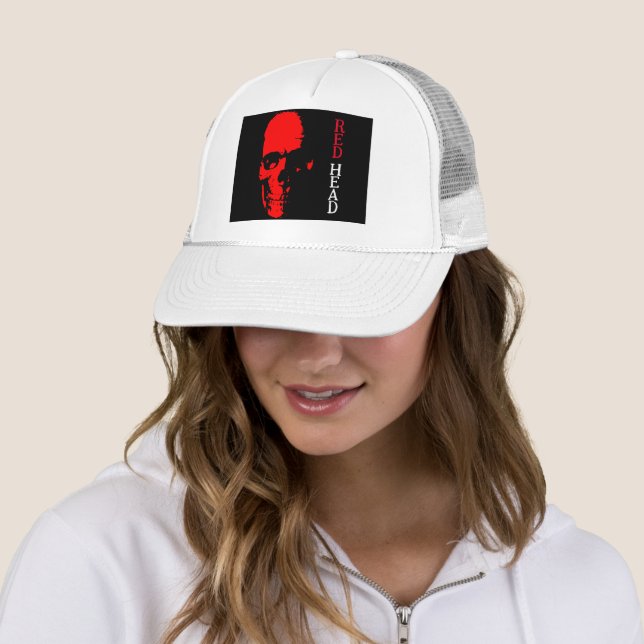 Gorra de camionero cabeza roja (In situ)