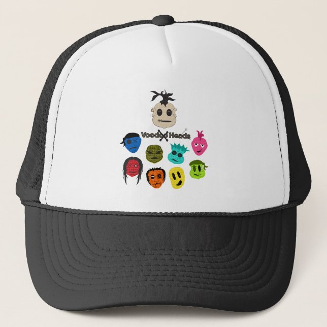 Gorra De Camionero Cabezas de vudú (Anverso)