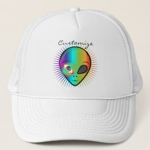 Gorra De Camionero Cables que enlazan a la cabeza de alienígena Thund