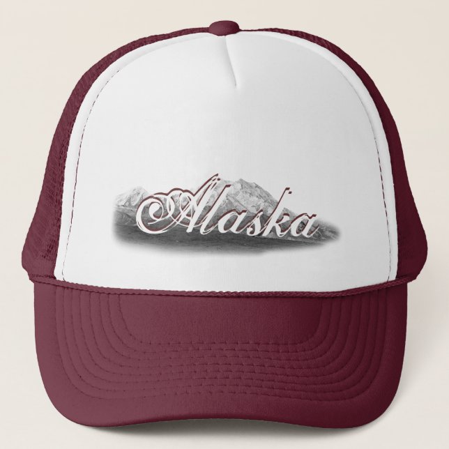 Gorra De Camionero Cabo de béisbol Alaska Mt McKinley (Anverso)