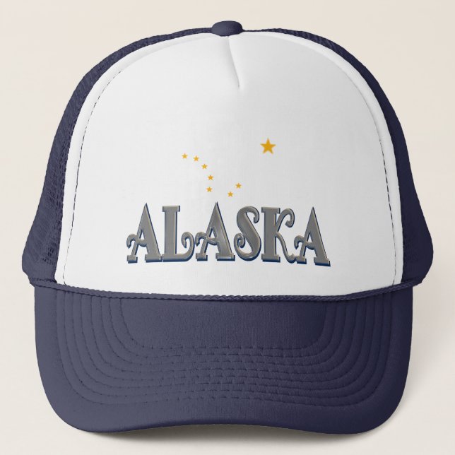 Gorra De Camionero Cabo de béisbol de Alaska (Anverso)