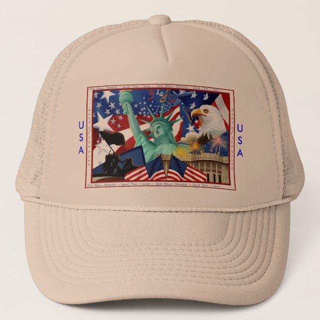 Gorra De Camionero Cabo de béisbol de Estados Unidos (Anverso)