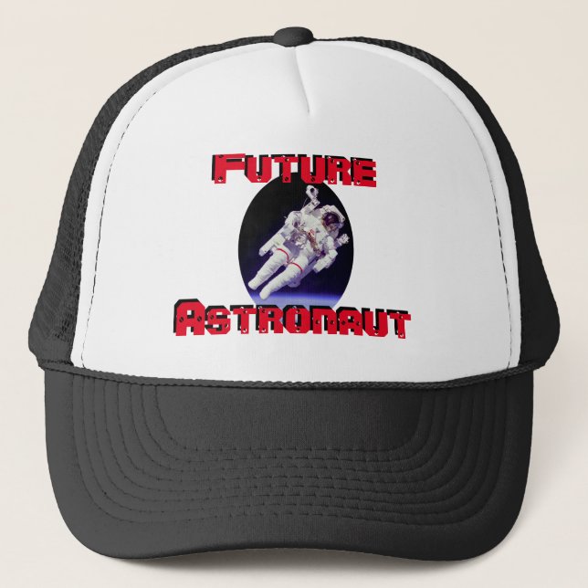 Gorra De Camionero Cabo de béisbol de futuros astronautas (Anverso)