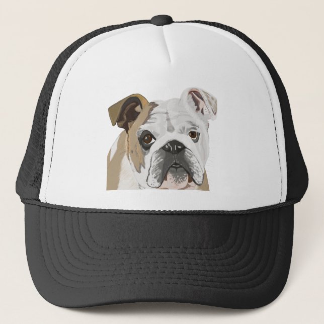 Gorra De Camionero Cabo de Bulldog inglés (Anverso)