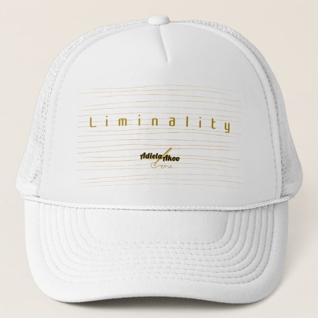 Gorra De Camionero Cabo de Liminalidad del poeta Adiela Akoo (Anverso)