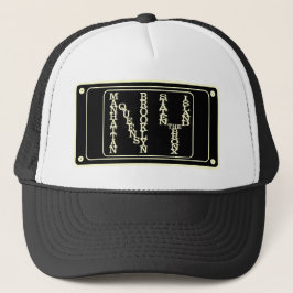 Gorra De Camionero Cabo de los camioneros de diseño de 5 distritos de