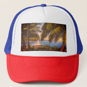 Gorra De Camionero Cabo Rojo, Puerto Rico - Playa de Joyuda