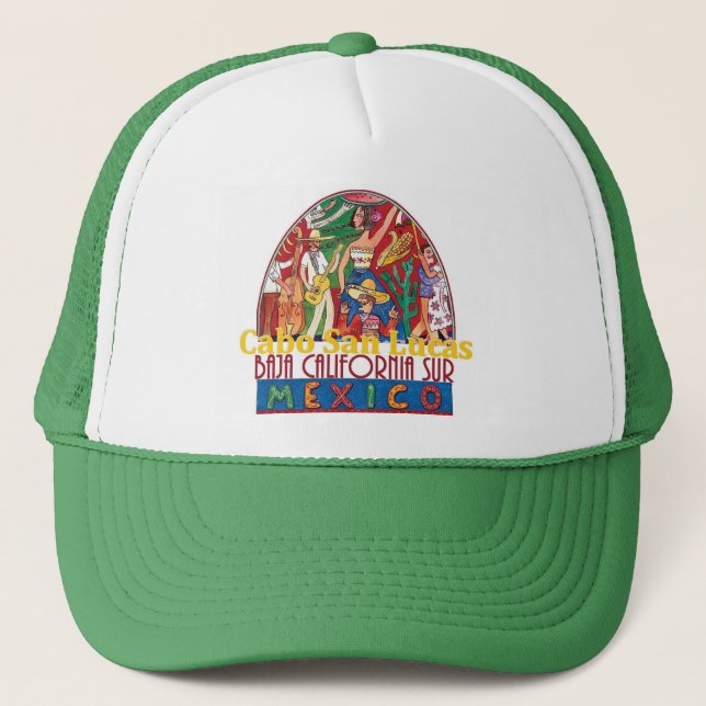 Gorra De Camionero CABO SAN LUCAS México (Anverso)