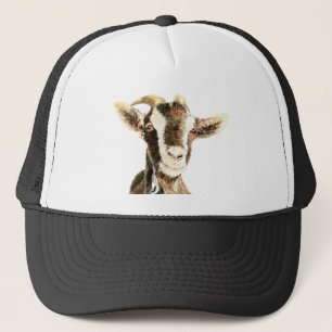 Gorra De Camionero Cabra, animal, Mascota de granja