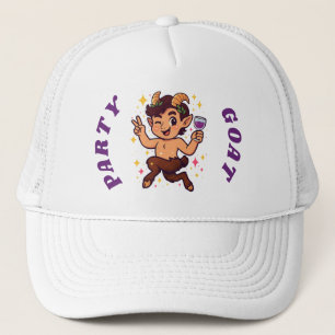 Gorra De Camionero Cabra fiesta: Cute Satyr