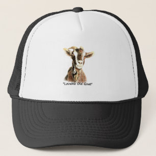 Gorra De Camionero Cabra vieja adorable cita divertida para él