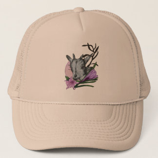 Gorra De Camionero Cabra y flores