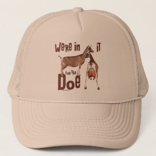 Gorra De Camionero Cabras adentro para los regalos de cabra de Doe Da