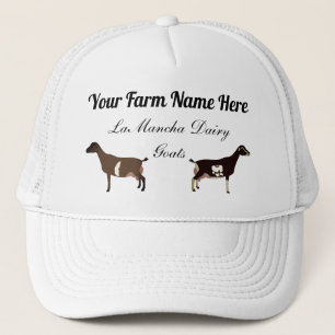 Gorra De Camionero Cabras lecheras Oberhasli personalizadas