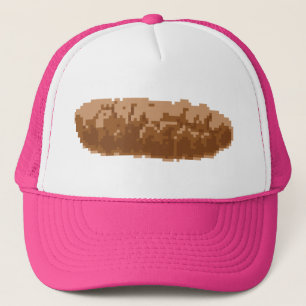 Gorra De Camionero Caca de píxeles de 8 bits