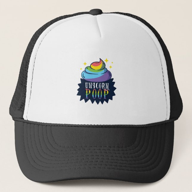 Gorra De Camionero Caca de unicornio (Anverso)