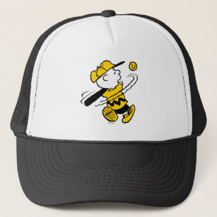 Gorra De Camionero Cacahuetes   Charlie Brown en Bat