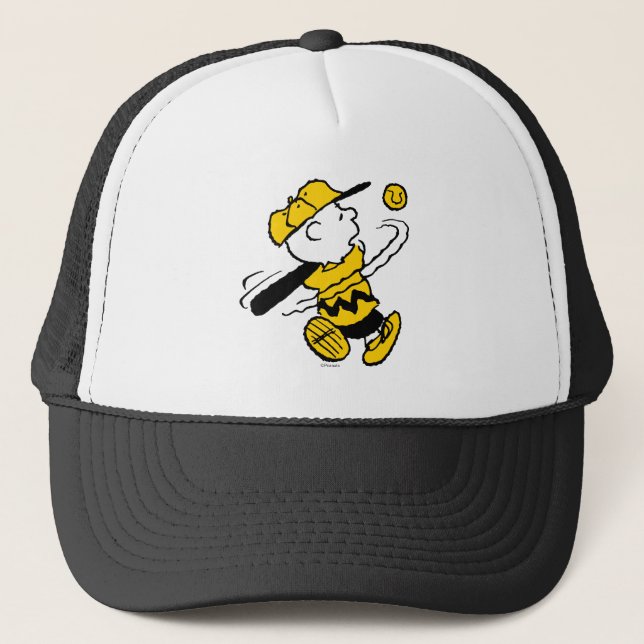 Gorra De Camionero Cacahuetes | Charlie Brown en Bat (Anverso)