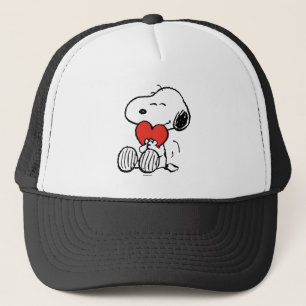 Gorra De Camionero Cacahuetes   EL DÍA DE SAN VALENTÍN   Snoopy Heart