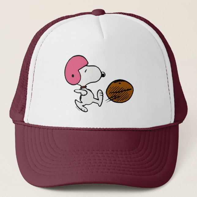 Gorra De Camionero Cacahuetes | Snoopy Football Kicker (Anverso)