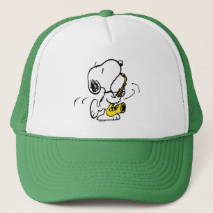 Gorra De Camionero Cacahuetes   Snoopy Saxophone Player