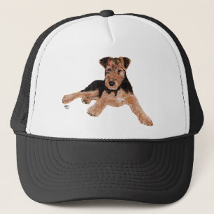 Gorra De Camionero Cachorro de Airedale / Welsh Terrier