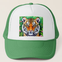Cachorro de tigre botánico audaz