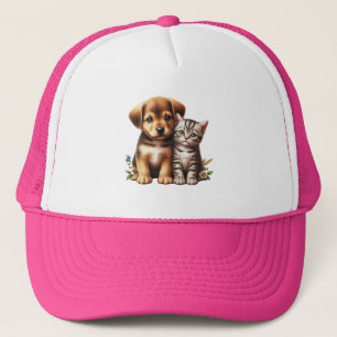 Gorra De Camionero Cachorro/gatito