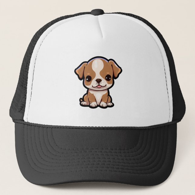 Gorra De Camionero Cachorro Pit Bull #6 (Anverso)