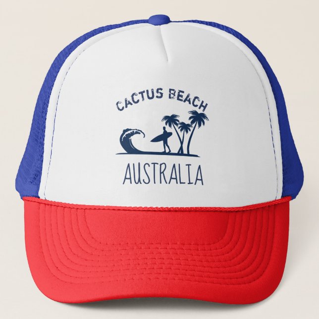 Gorra De Camionero Cactus Beach Surfing Australia (Anverso)