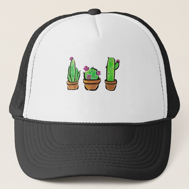 Gorra De Camionero Cactus cactus succulantes (Anverso)