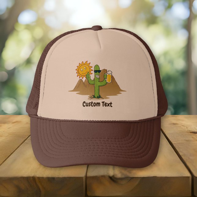 Gorra De Camionero Cactus con cerveza (Subido por el creador)