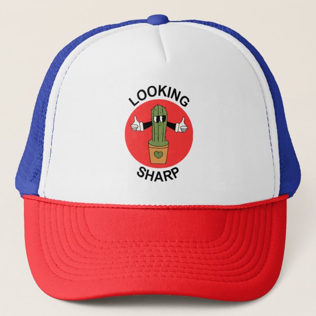 Gorra De Camionero Cactus de broma con buen aspecto (Anverso)