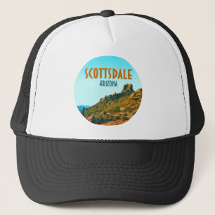 Gorra De Camionero Cactus de Scottsdale Arizona y Vintage de montaña