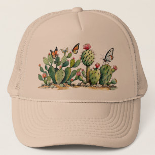 Gorra De Camionero Cactus del Desierto Padece rápidamente plantas con