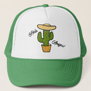 Gorra De Camionero Cactus verdes divertidos