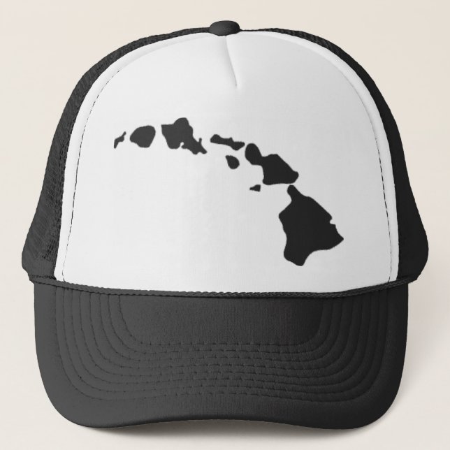 Gorra De Camionero Cadena de la isla hawaiana (Anverso)